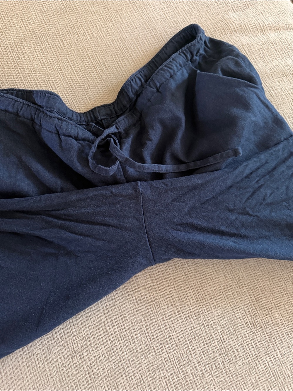 Linen Drawstring pants - Picture 3 of 3